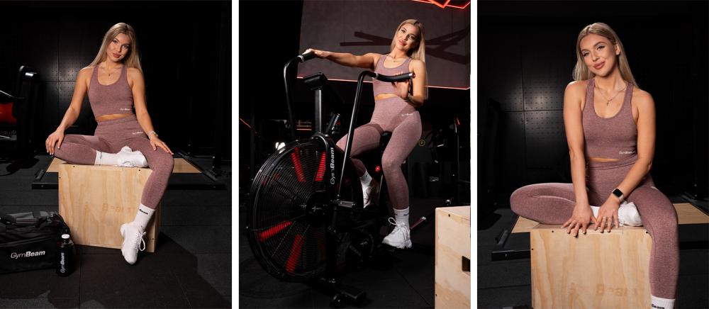 Women's FLO Leggings Mauve - GymBeam