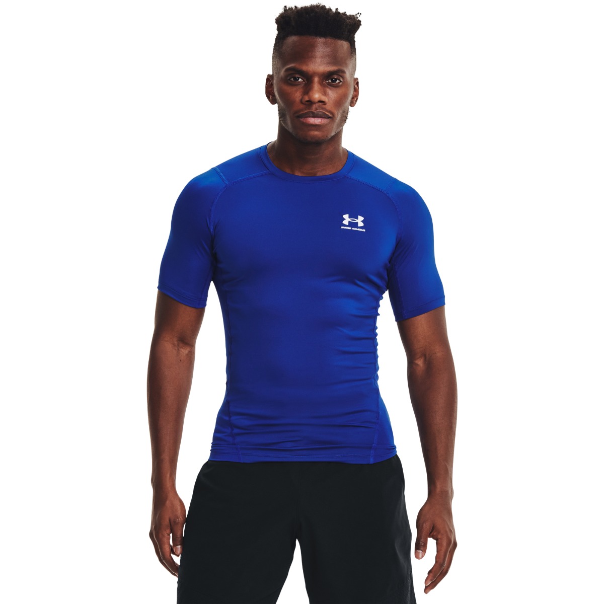 HG Armour Comp SS Compressie T-shirt Blauw - Under Armour