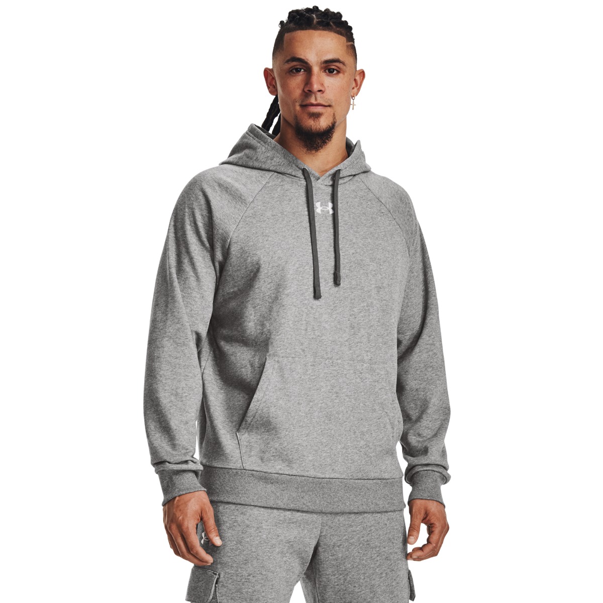 Men‘s sweatshirt UA Rival Fleece Hoodie Grey - Under Armour