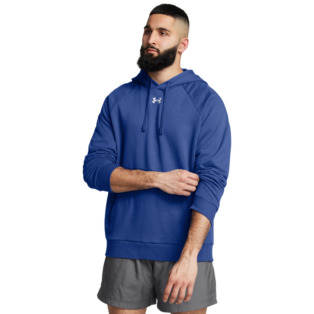 Men‘s sweatshirt UA Rival Fleece Hoodie Blue - Under Armour