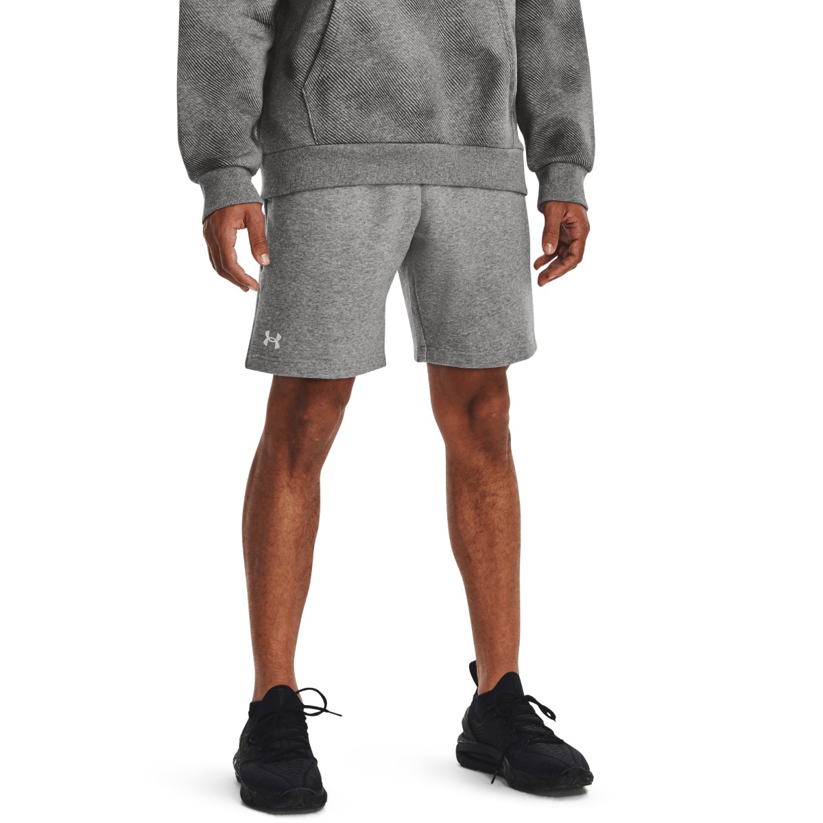 UA Rival Fleece Korte Broek Grijs - Under Armour