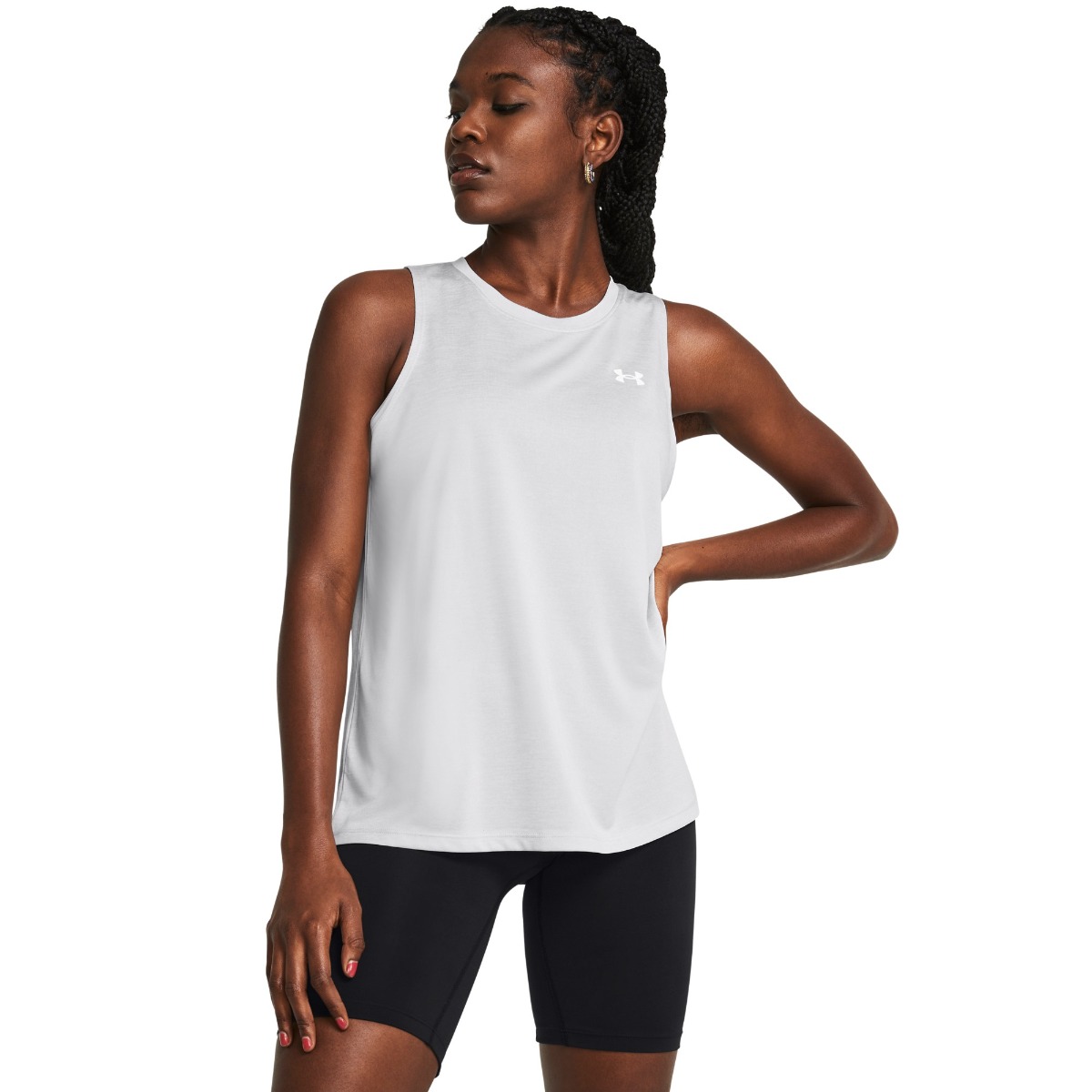 Women‘s tank top Tech Tank Twist Grey - Under Armour