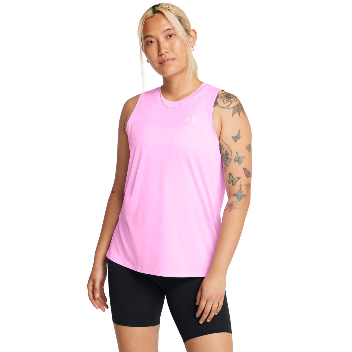 Women‘s tank top Tech Tank Twist Pink - Under Armour