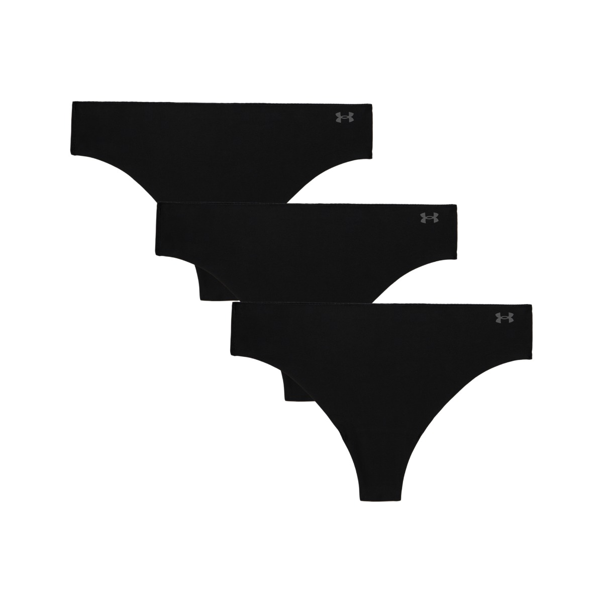 Women´s thong Pure Stretch NS Thong 3Pack Black - Under Armour