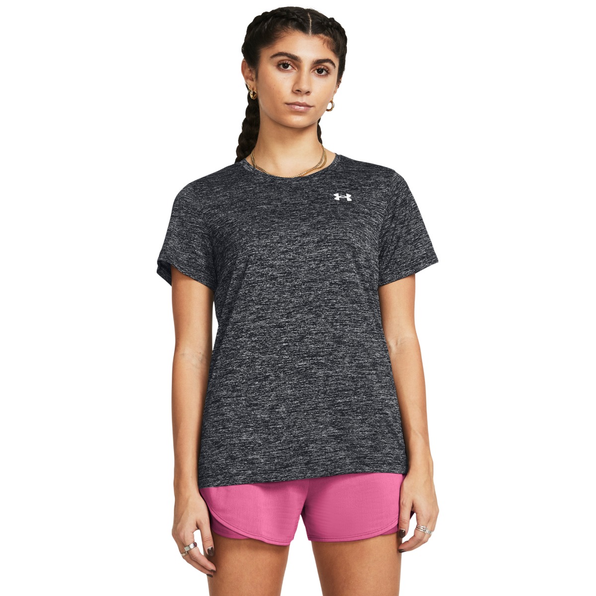 Women‘s t-shirt Tech SSC Twist Black - Under Armour