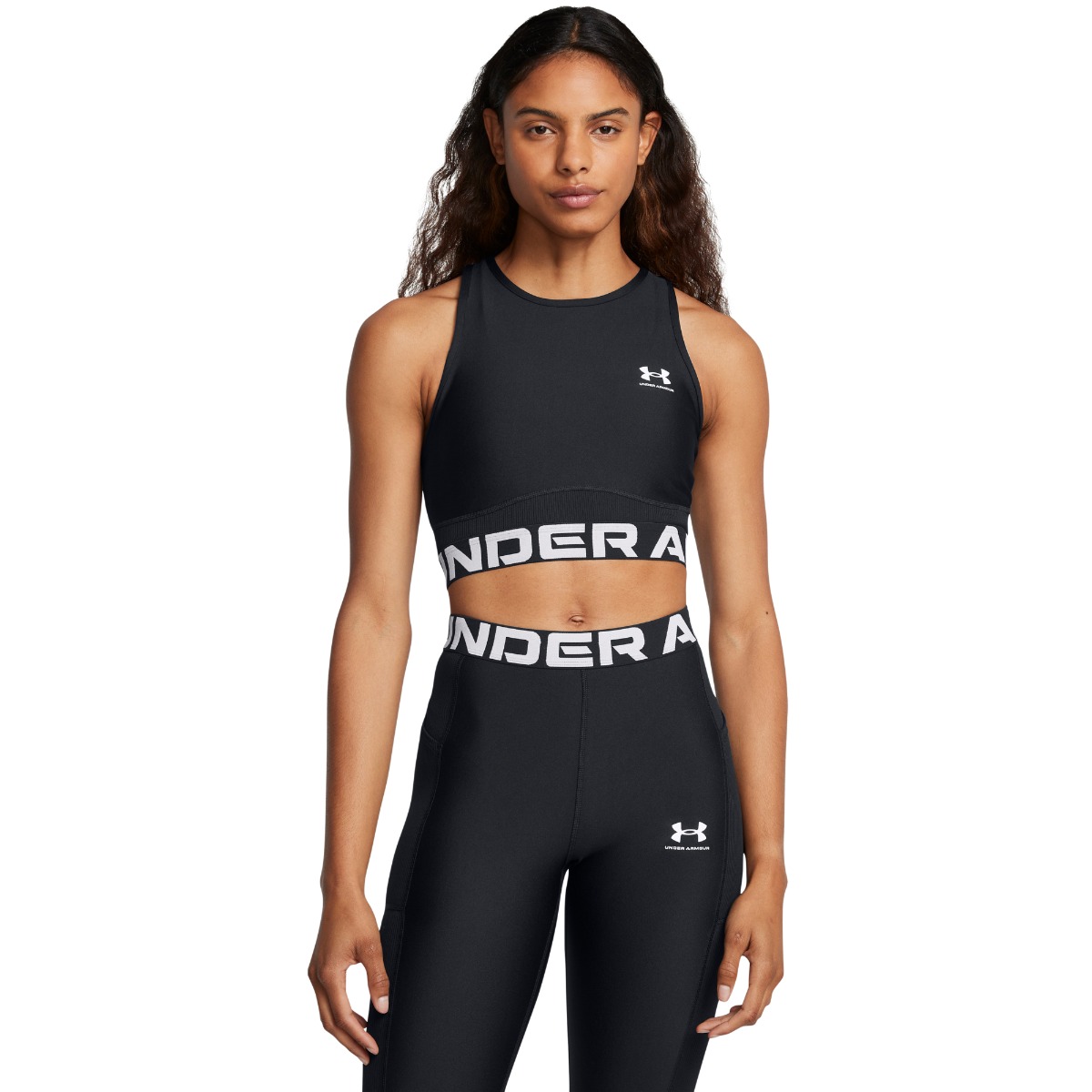 Women‘s top HeatGear Rib Tank Black - Under Armour