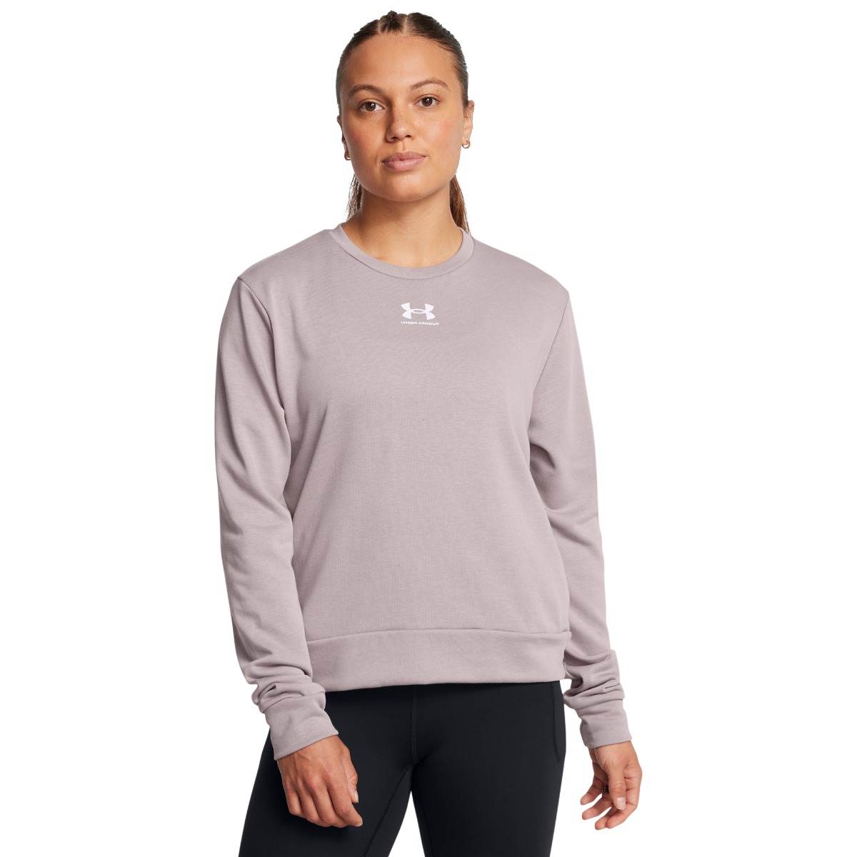 Women‘s sweatshirt Rival Terry Crew Grey - Under Armour