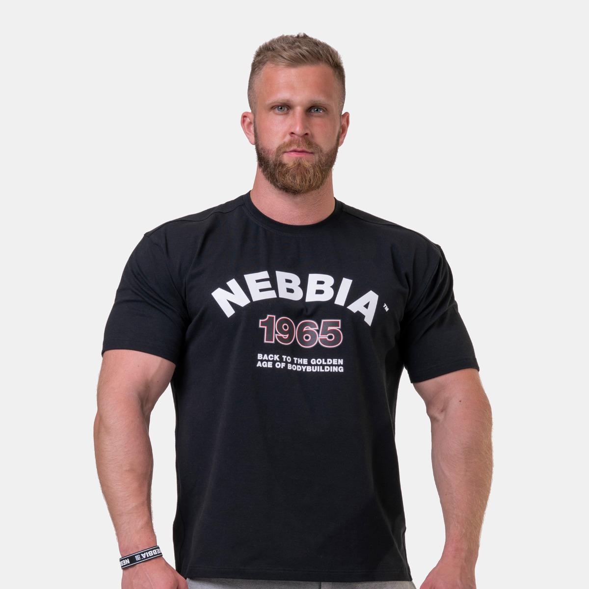 T-shirt Golden Era Black - NEBBIA