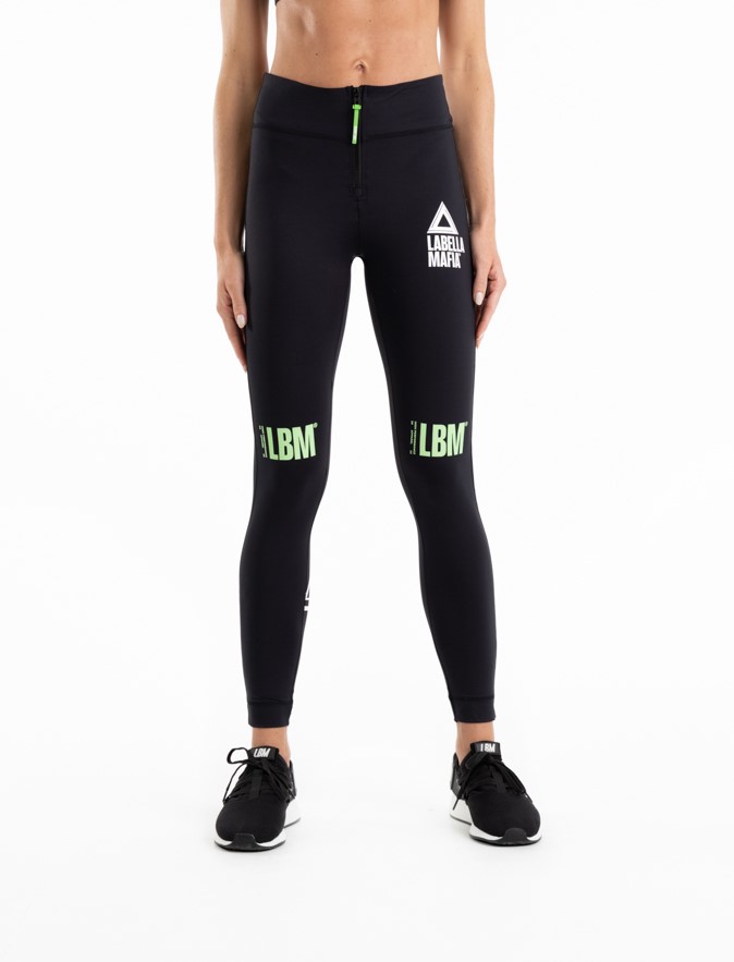 Women Leggings Highlight Black II - LABELLAMAFIA