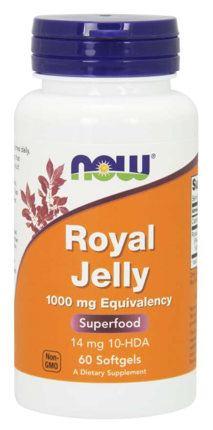 Royal Jelly 1000 mg Softgels - NOW Foods