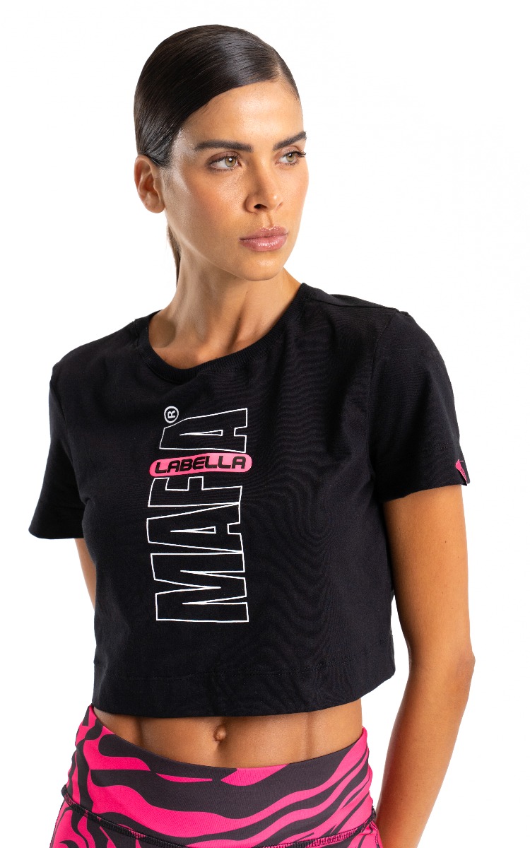 Women‘s T-shirt Highlight Black - LABELLAMAFIA