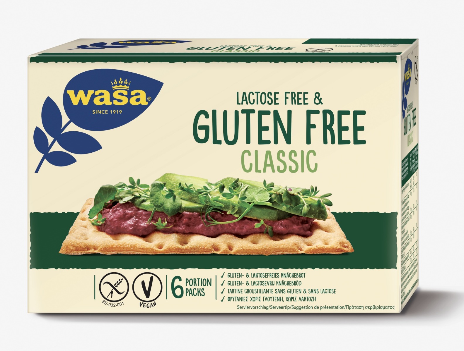 Crispbread Gluten & Lactose free - Wasa