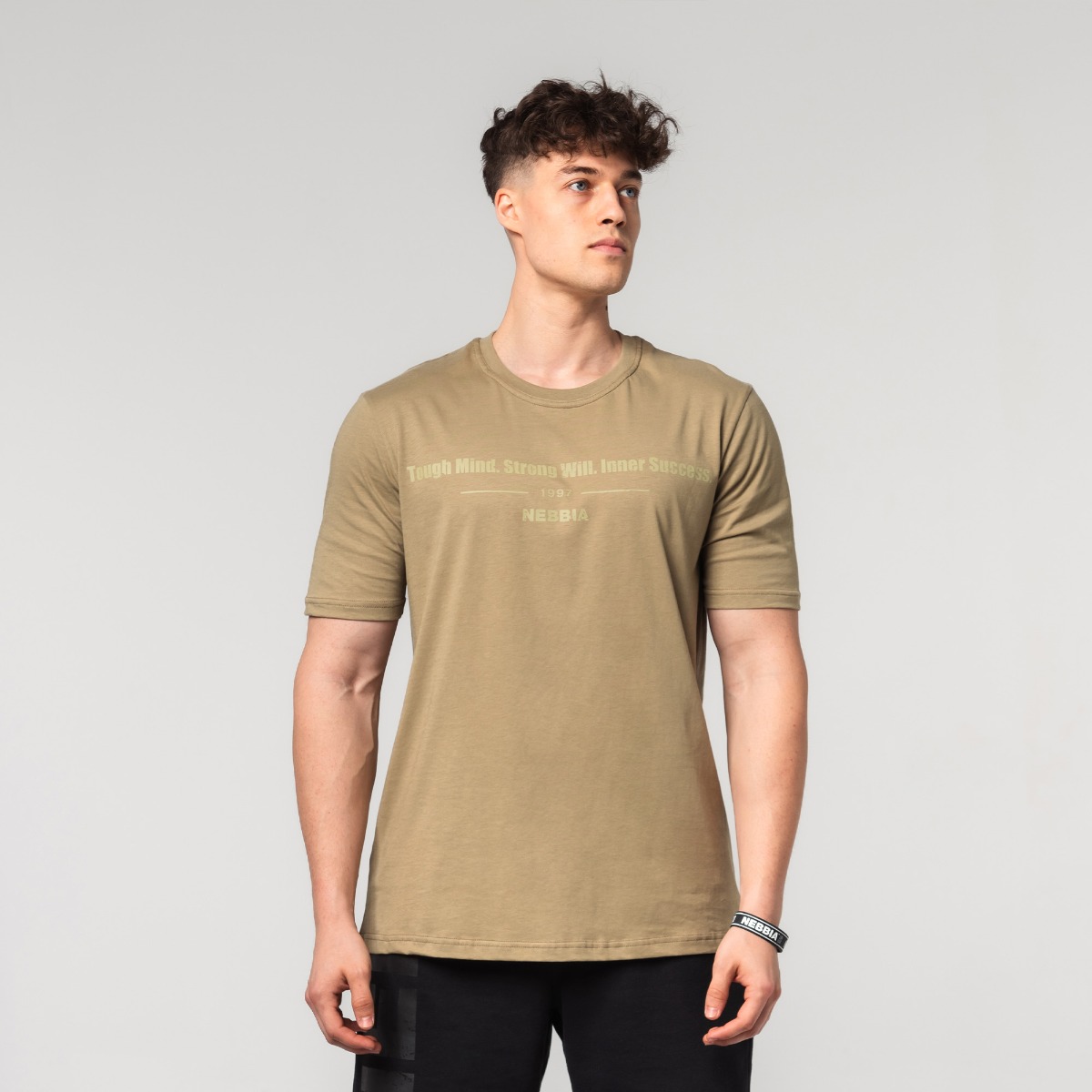 T-Shirt FLEXIN Beige - NEBBIA