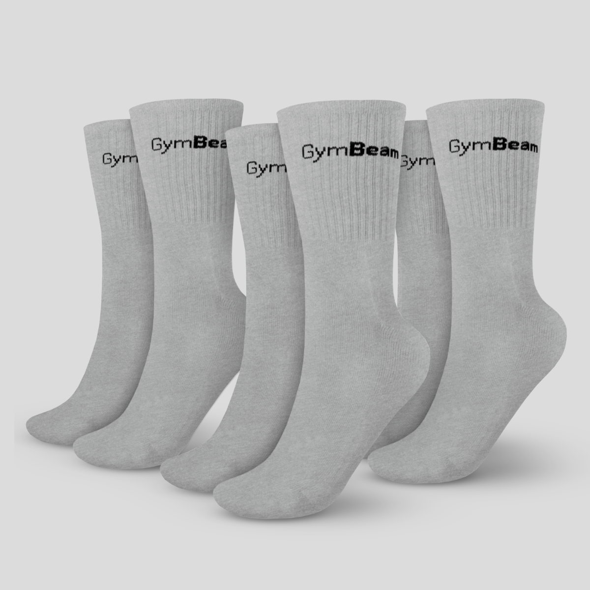 3/4 Sokken 3Pack Grijs - GymBeam