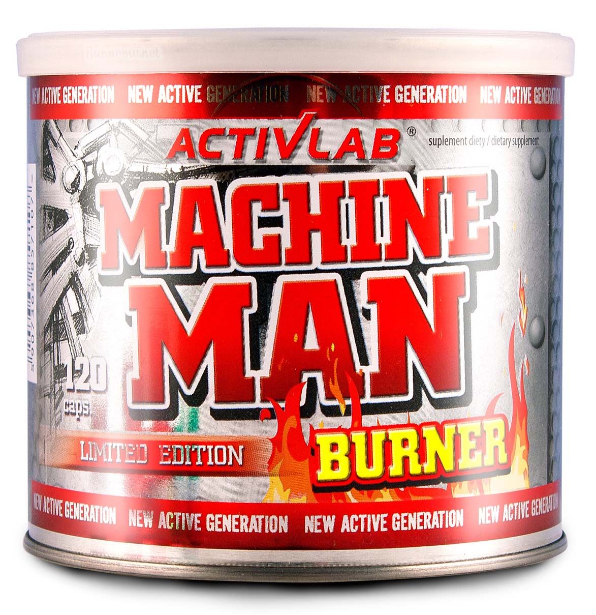 Machine Man Burner 120 caps - ActivLab