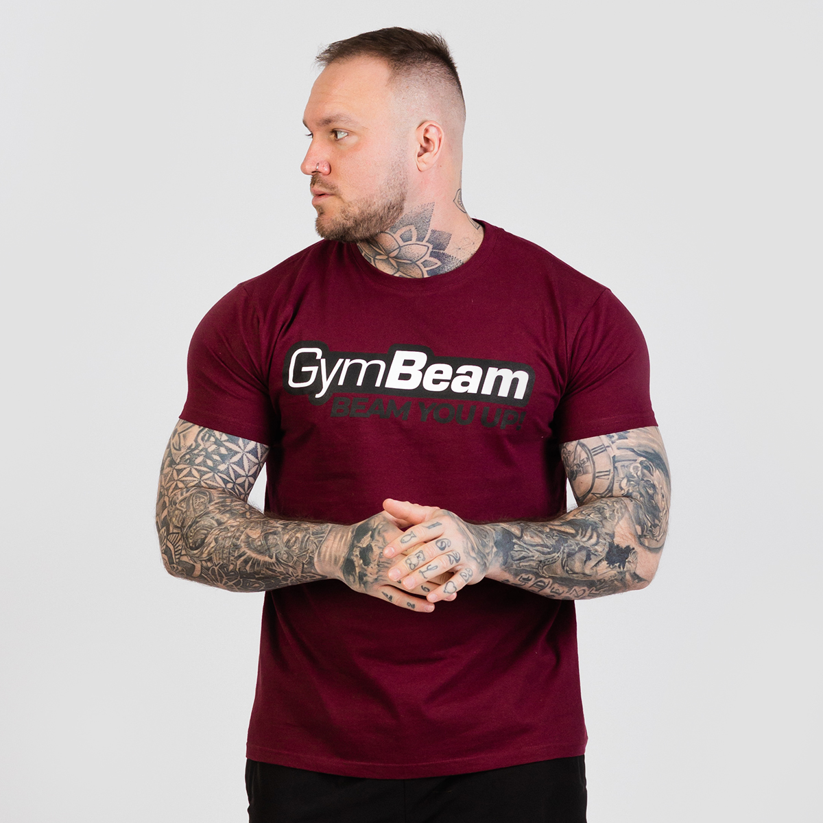 Balk T-Shirt Bourgondië - GymBeam