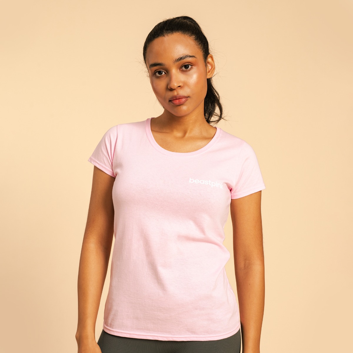 Dames T-shirt BeastPink Licht Roze - BeastPink