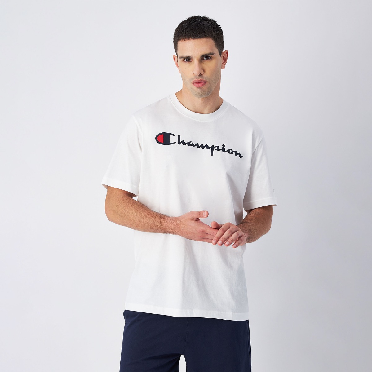 Big Logo Jersey T-Shirt White - Champion