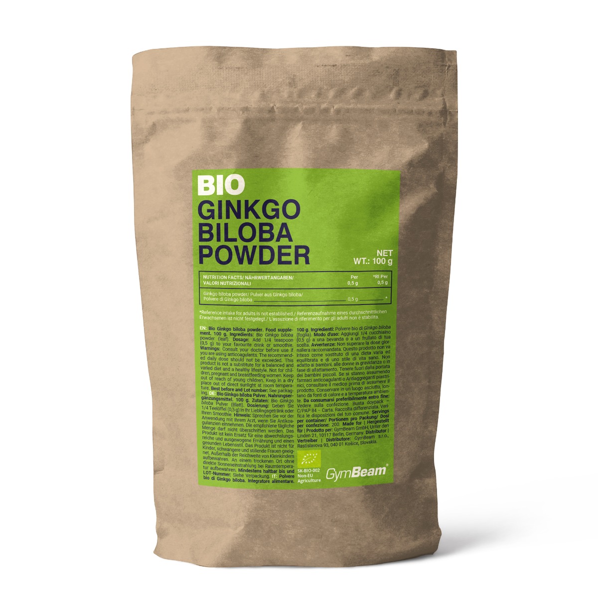 BIO Ginkgo Biloba Poeder - GymBeam