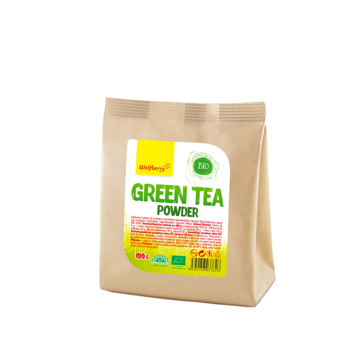 BIO Green tea powder - Wolfberry