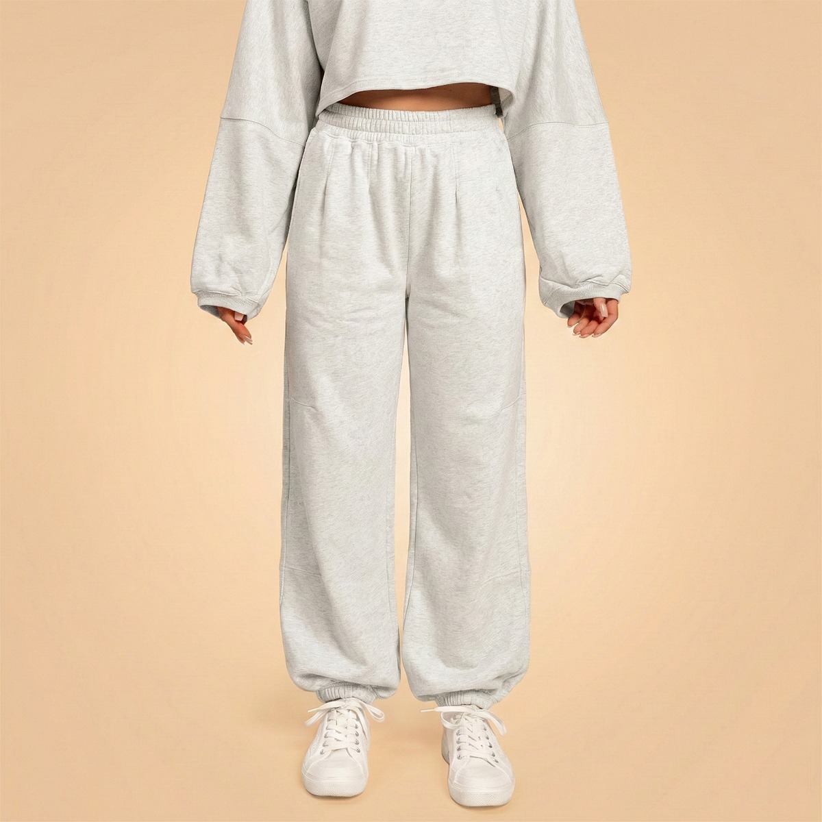 Dames Bliss Joggers Grijs - BeastPink