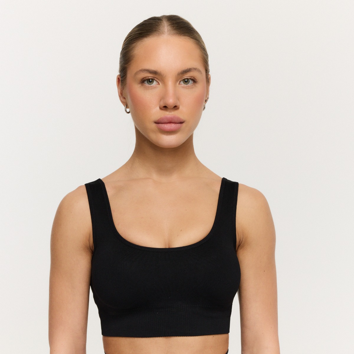 Dames GymBabe Bralette Zwart - GymBeam