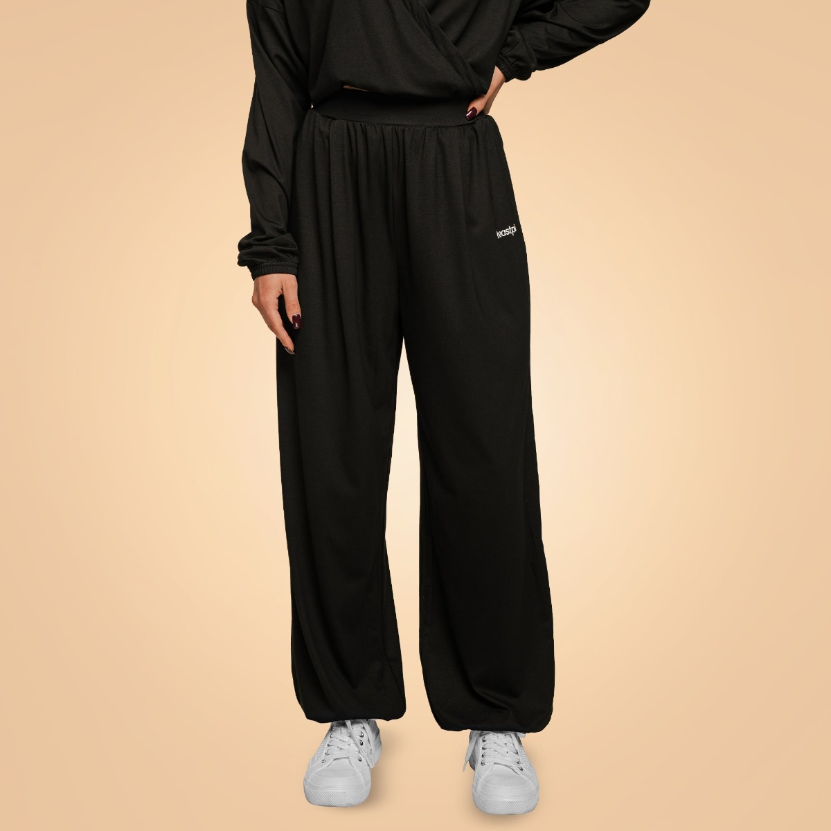 Dames Breeze Broek Zwart - BeastPink