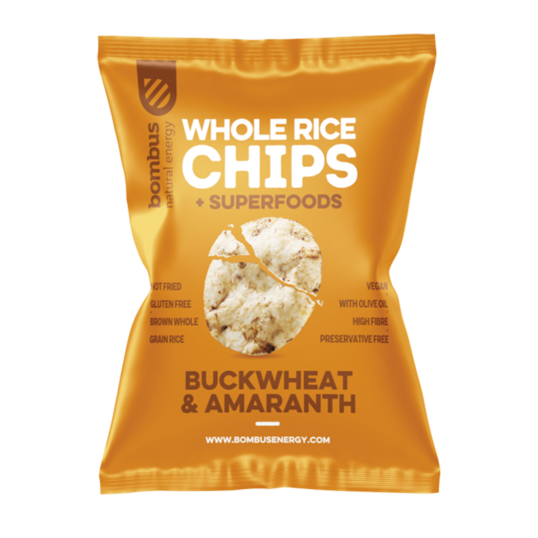 Rice Chips Buckwheat and Amaranth - Bombus