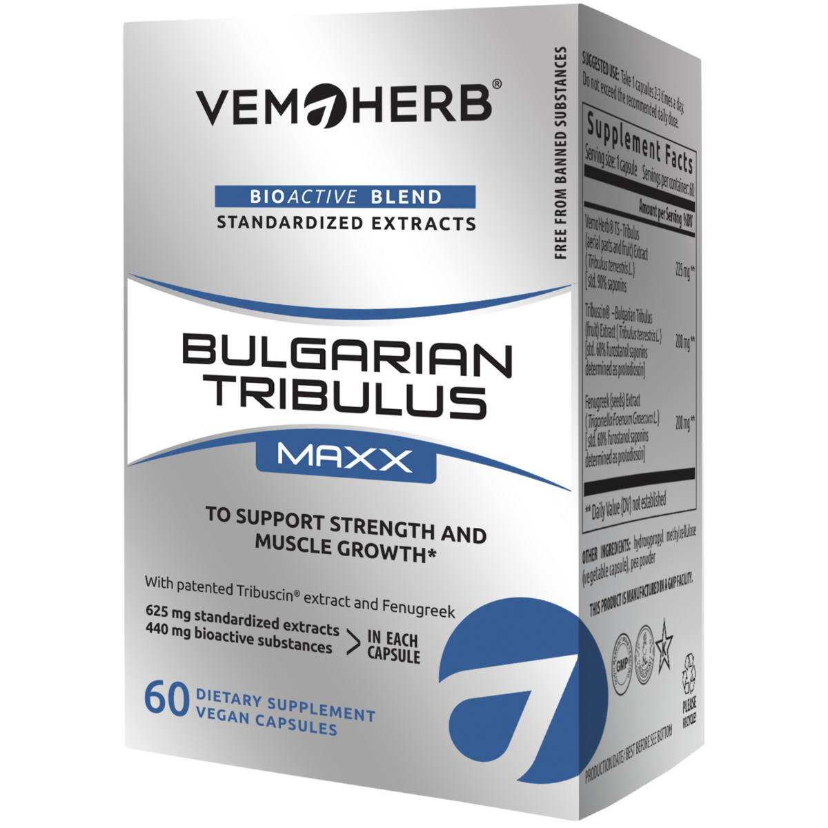 Bulgarian Tribulus Maxx - VemoHerb