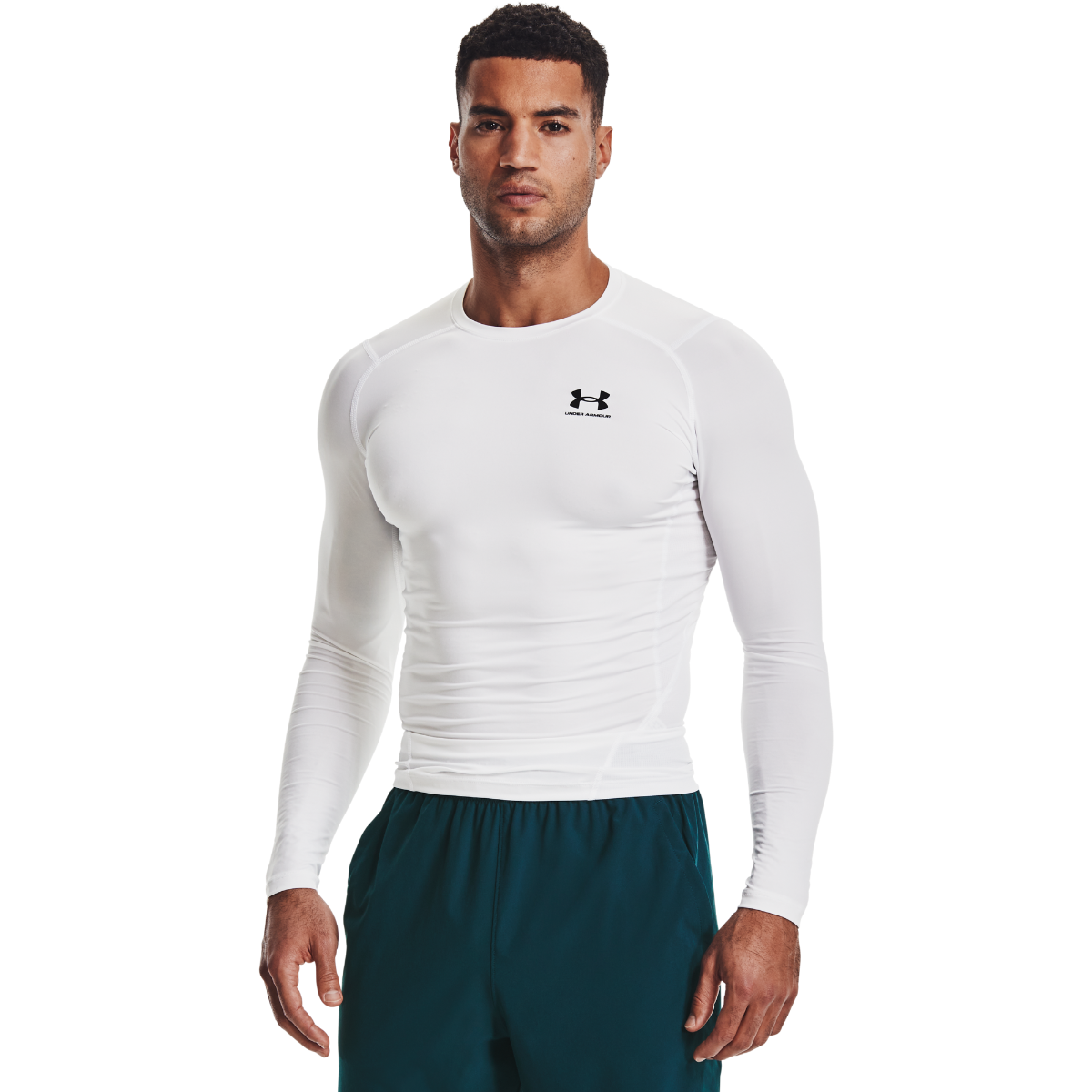 Compression T-shirt HG Armour Comp LS White - Under Armour
