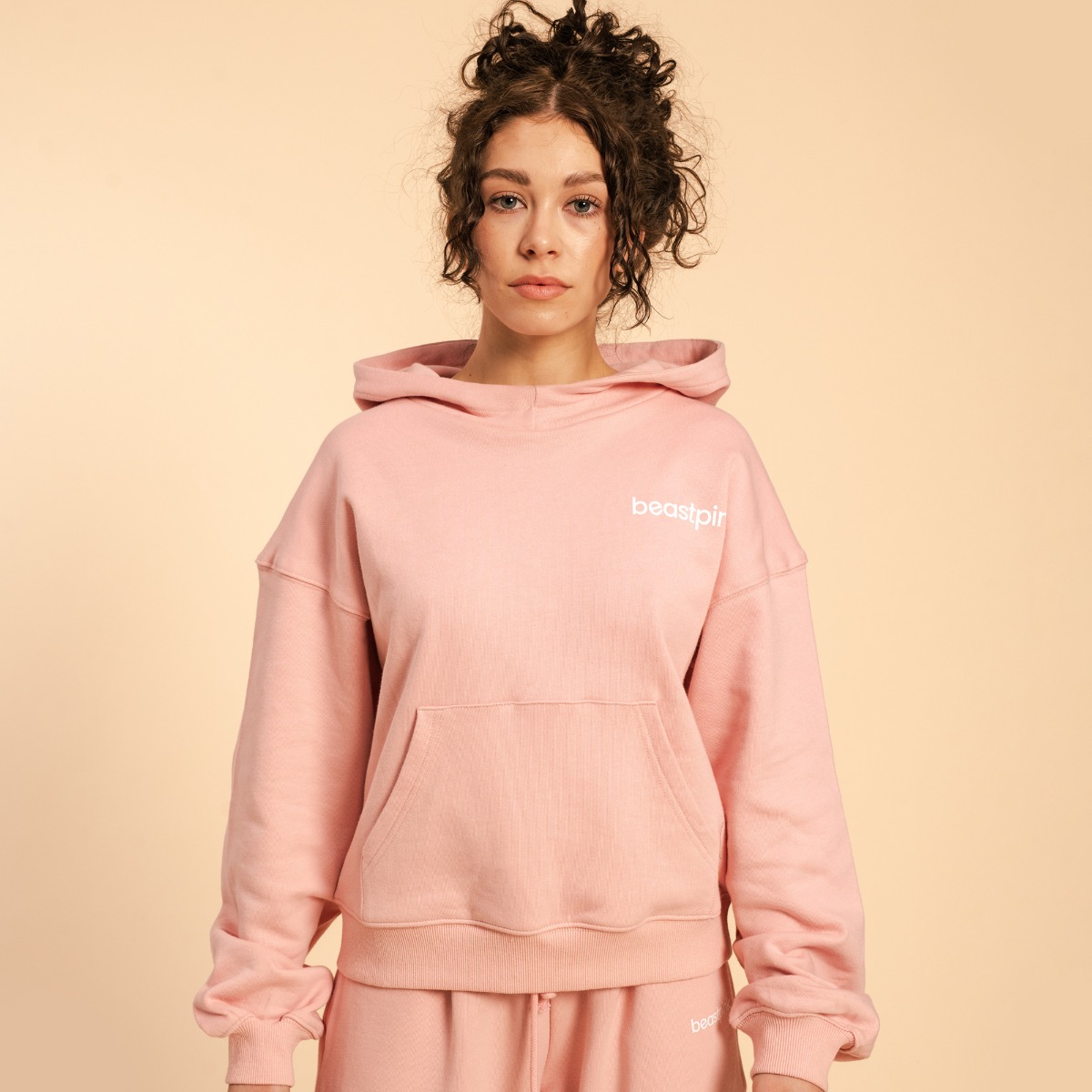Women's Serenity Hoodie Roze - BeastPink