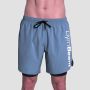 2in1 Shorts Essence Blue - GymBeam XXL