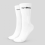 Ponožky 3/4 Socks 3Pack White - GymBeam XL