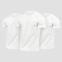 Men‘s TRN T-Shirt 3Pack White - GymBeam XXXL - 3pack