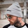 Zimná čiapka Beanie Grey - GymBeam UNI