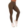 Women‘s Leggings Mesh Panel olive - GymBeam XL
