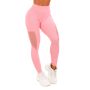 Women‘s Leggings Mesh Panel pink - GymBeam XL