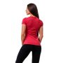Dámske tričko Basic Vintage Red - GymBeam XXL