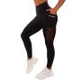 Women‘s Leggings Mesh Panel black - GymBeam XL