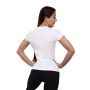 Women‘s T-shirt FIT White - GymBeam XXL