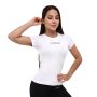 Women‘s T-shirt FIT White - GymBeam XXL