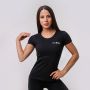 Dámske tričko Basic Black - GymBeam XXL