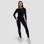 Women‘s Basic Long Sleeve T-Shirt Black - GymBeam XXL