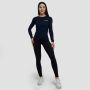 Women‘s Basic Long Sleeve T-Shirt Navy - GymBeam XXL