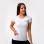 Dámske tričko Basic White - GymBeam XXL