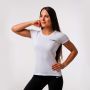 Dámske tričko Basic White - GymBeam XXL