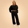 Women‘s Bliss Cropped Sweatshirt Black - BeastPink L