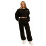Women‘s Bliss Cropped Sweatshirt Black - BeastPink L