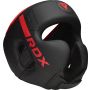 Boxing Head Guard F6 Kara Red - RDX L