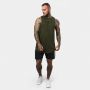 Tielko Cut Off Military Green - GymBeam XXL